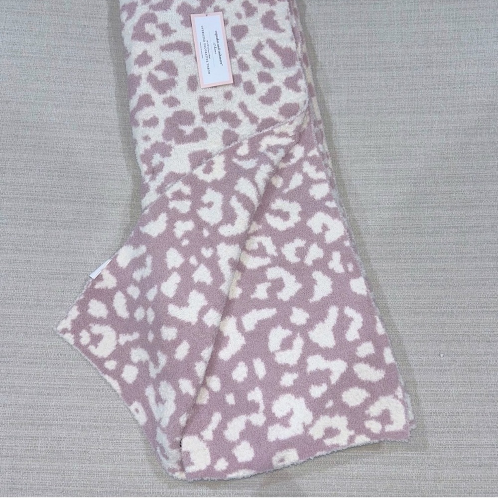 Pink Leopard Blanket Throw - Picture 6 of 7